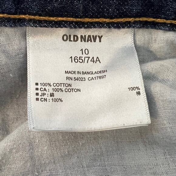 Old Navy Womens The Flirt Denim Shorts Size 10 Blue Cutoff Jorts 100% Cotton - Picture 5 of 6